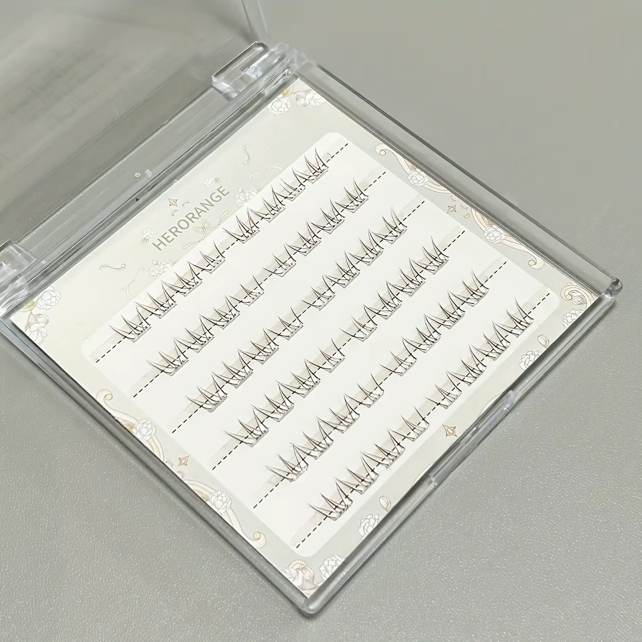 48 bouquets de cils inférieurs segmentés sans colle, effet naturel et réaliste, pour le maquillage q