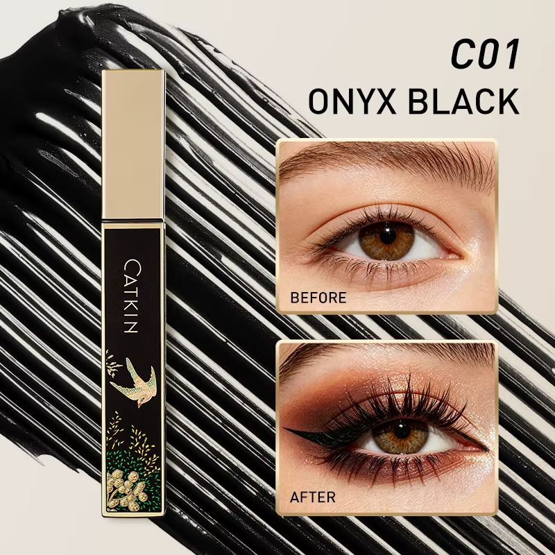 CATKIN-Mascara noir, volumisant et allongeant, imperméable, nourrit les cils, crée des cils plus lon