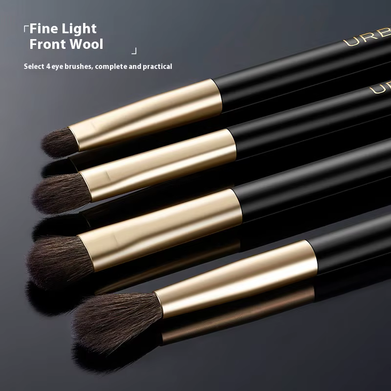 Pinceaux de maquillage pour fard à paupières, poils de chèvre, base, petits, moyens et grands, pour