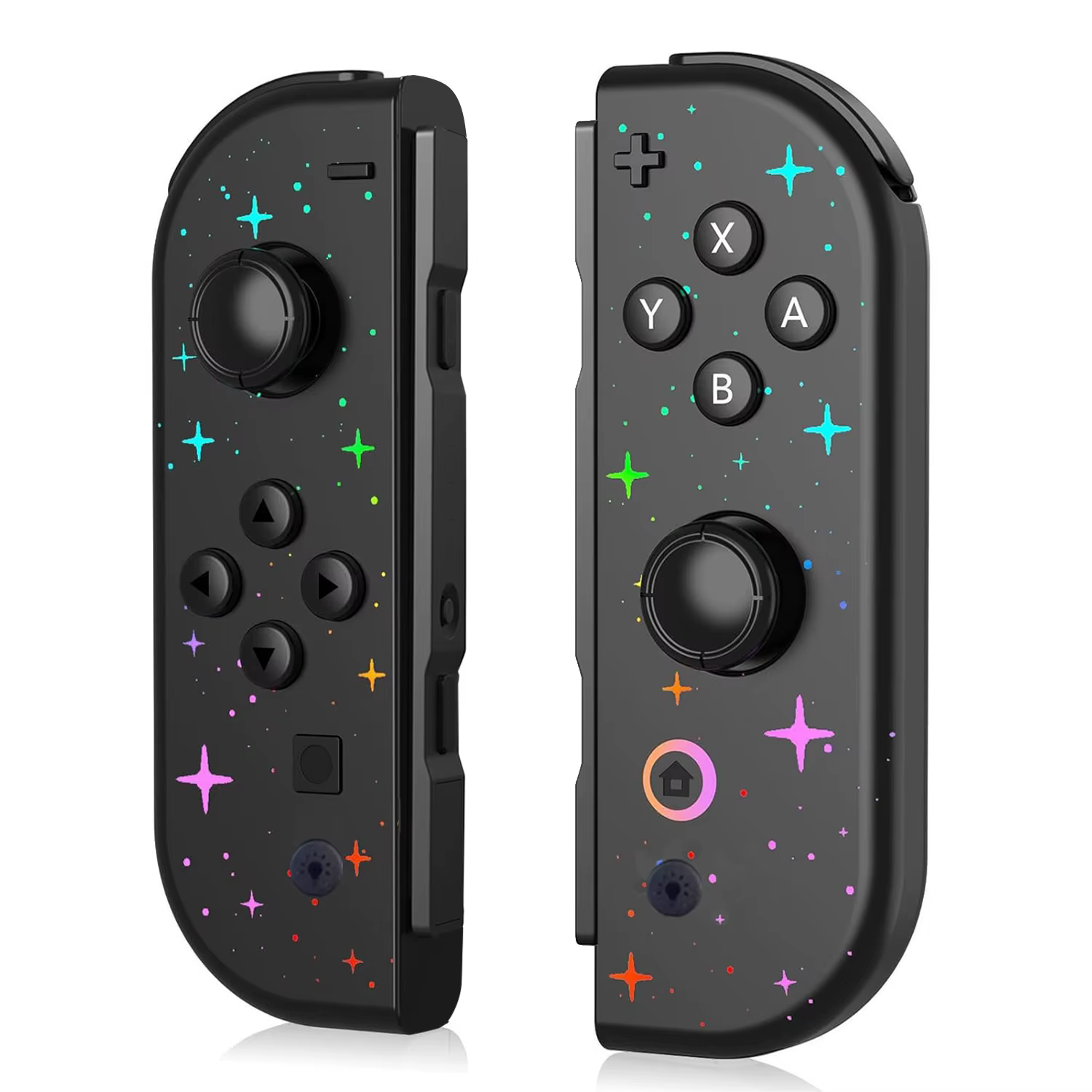 JoyCon – manette de jeu sans fil avec effet Lightning et étoiles RGB, pour Nintendo Switch/Lite/Oled