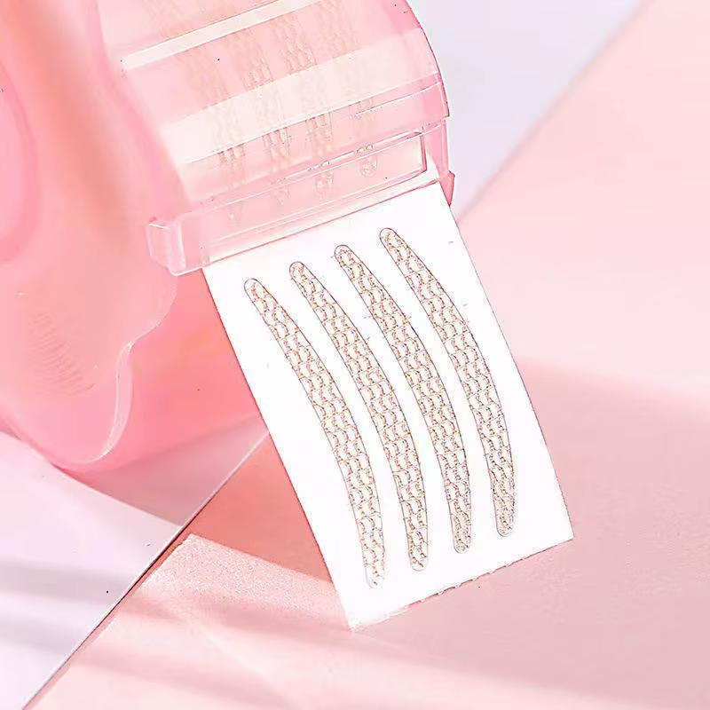 360 pièces maquillage clair gris Beige paupière rayure grands yeux Invisible Double pli paupière omb