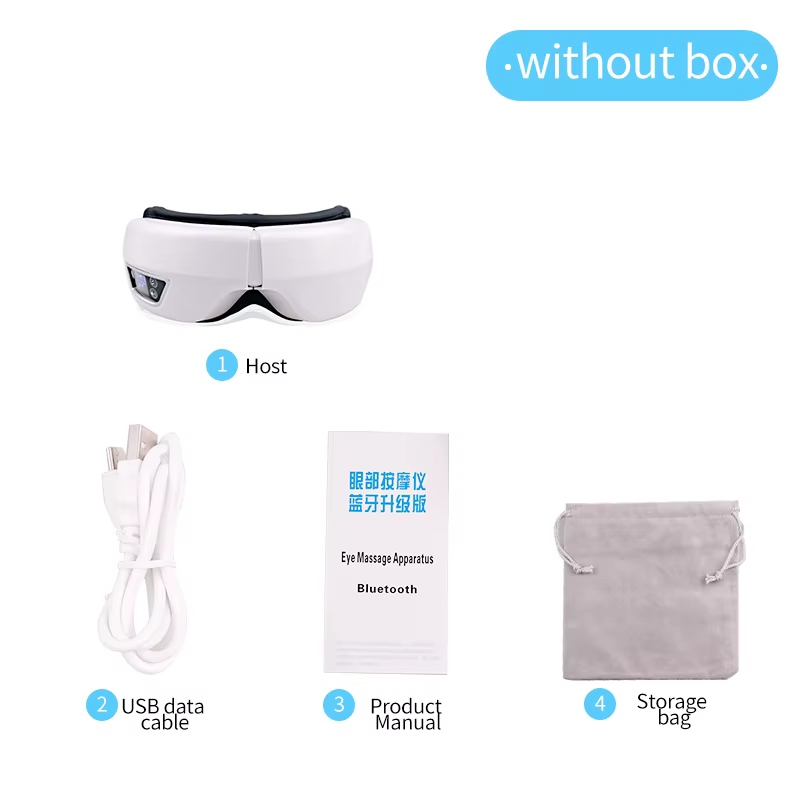 Masseur oculaire électrique professionnel 6D intelligent à air comprimé, massage par vibration, rela