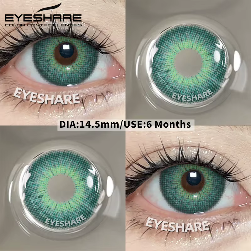 EYESHARE 2025 nouveau agrandir les yeux lentilles de Contact colorées rose oeil cosmétique beauté él