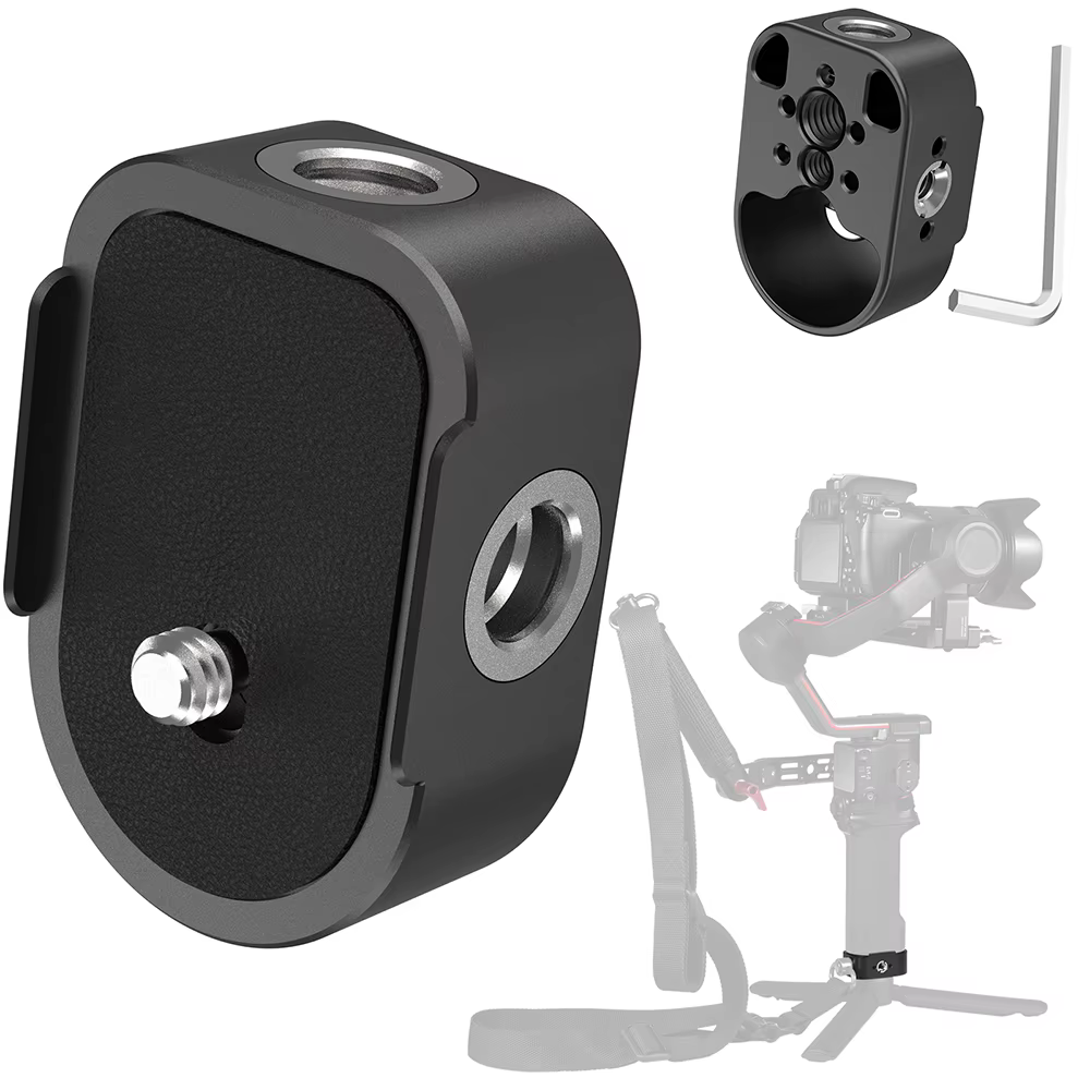 Base de poignée de batterie pour DJI RS 4 RS 3 RS 2, support d'extension de montage sur plaque de ba