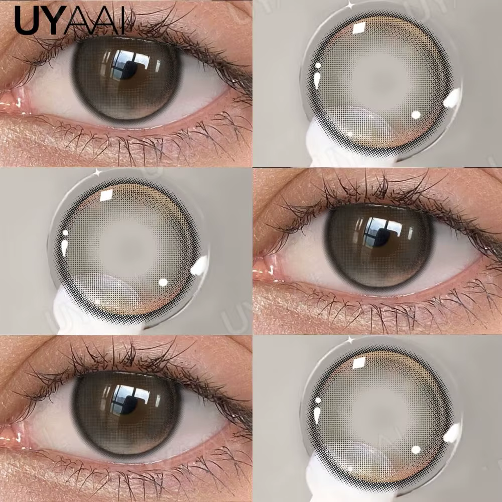 Lentilles de contact colorées UYAAI Beauty : Lentilles bleues, lentilles vertes, lentilles noires ef