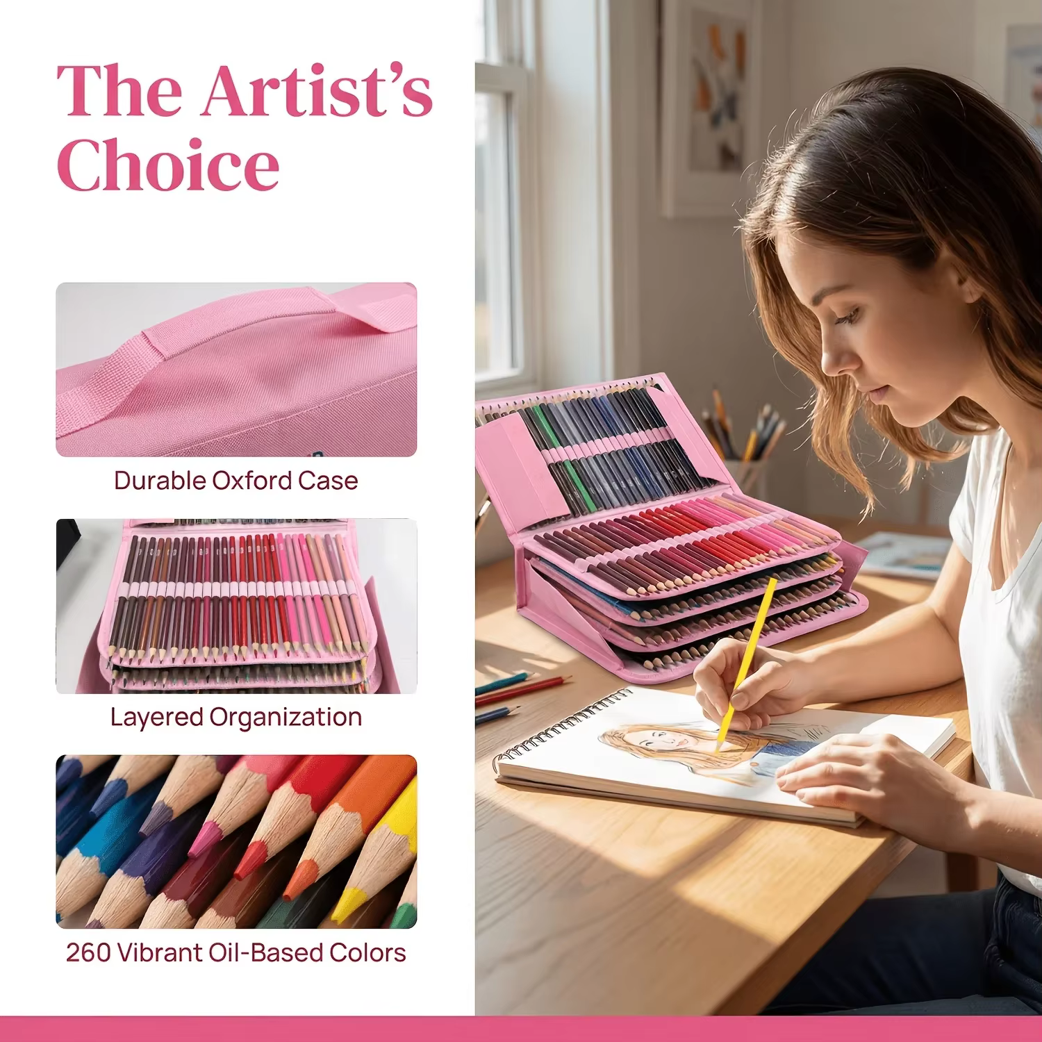 Crayons de couleur 260/520, fournitures artistiques, ensemble de crayons, excellent livre de coloria