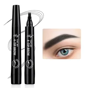 Crayon à sourcils Microblading à 4 pointes – Imperméable, anti-taches, traits naturels semblables à