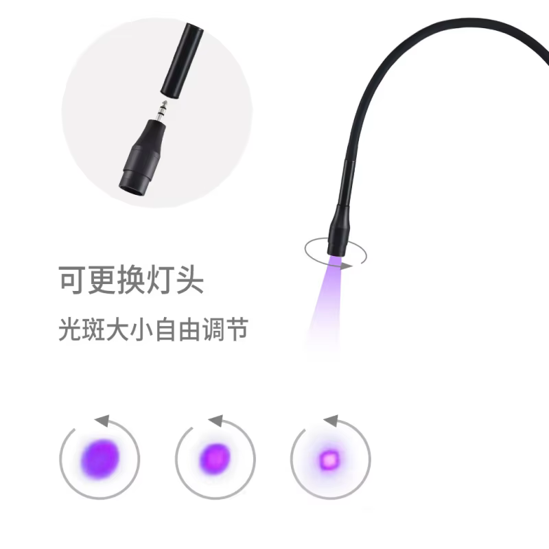 Tête de Lampe UV pour Remplacer la Colle à Cils, Lumière LED, Accessoire Adhésif pour Extensions, 1