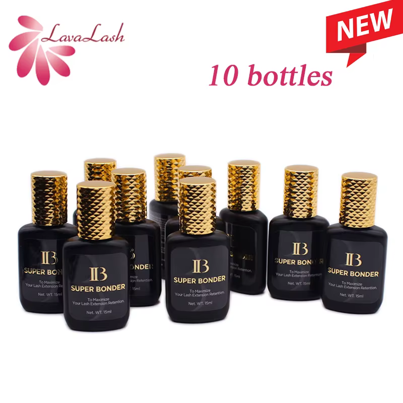 Agent fixateur IB SUPER BONDER 15ml pour extensions de cils, primer adhésif, liquide de durcissement