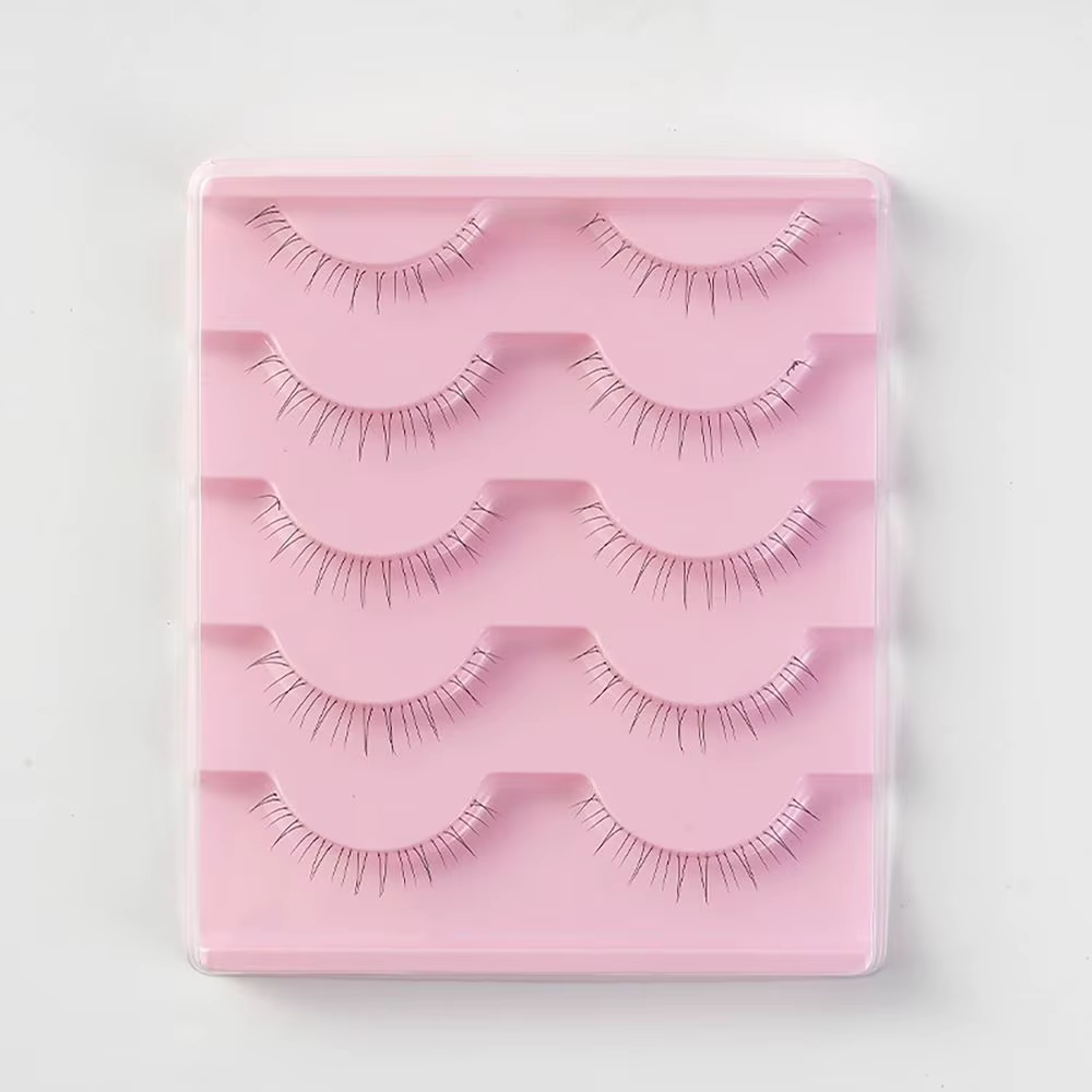 Faux cils inférieurs, maquillage naturel, petites tiges transparentes, extension de cils, outil de b