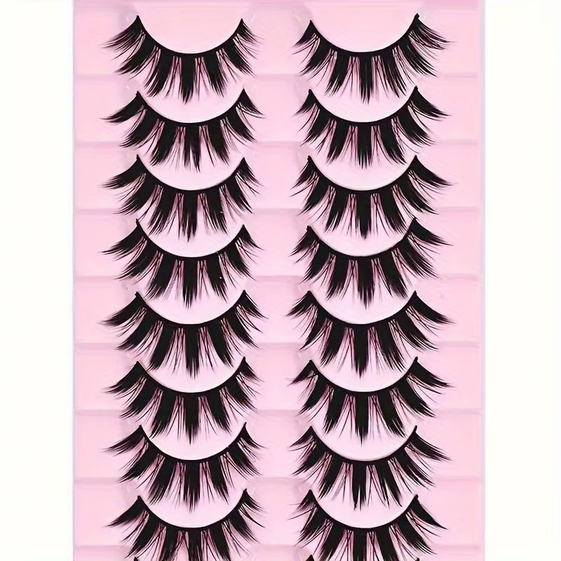 Outils de maquillage épais pour les yeux, 2 boîtes de 20 paires d'extensions de légumineuses et de p