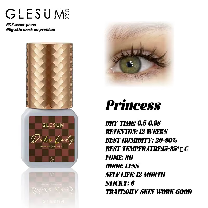 Glesum – colle sèche Duke Lady 0.5s, nouveau Style, Super qualité, sans Latex et faible irritation,