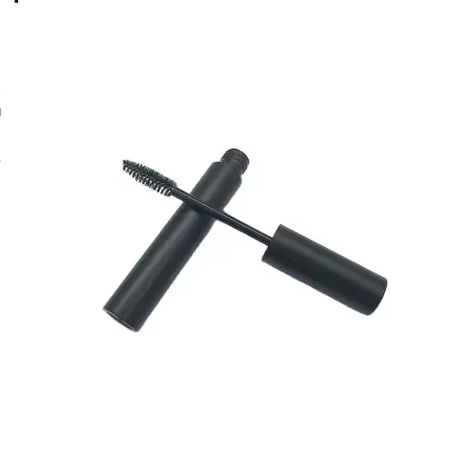 Tube de Mascara noir vide de 4ML, flacon de crème pour cils, à la mode avec couvercle noir argenté,