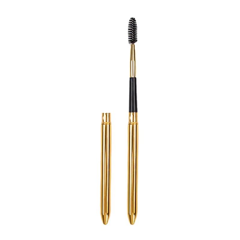 Brosse de maquillage en métal rétractable pour cils, applicateur de mascara portable, bobine d'exten