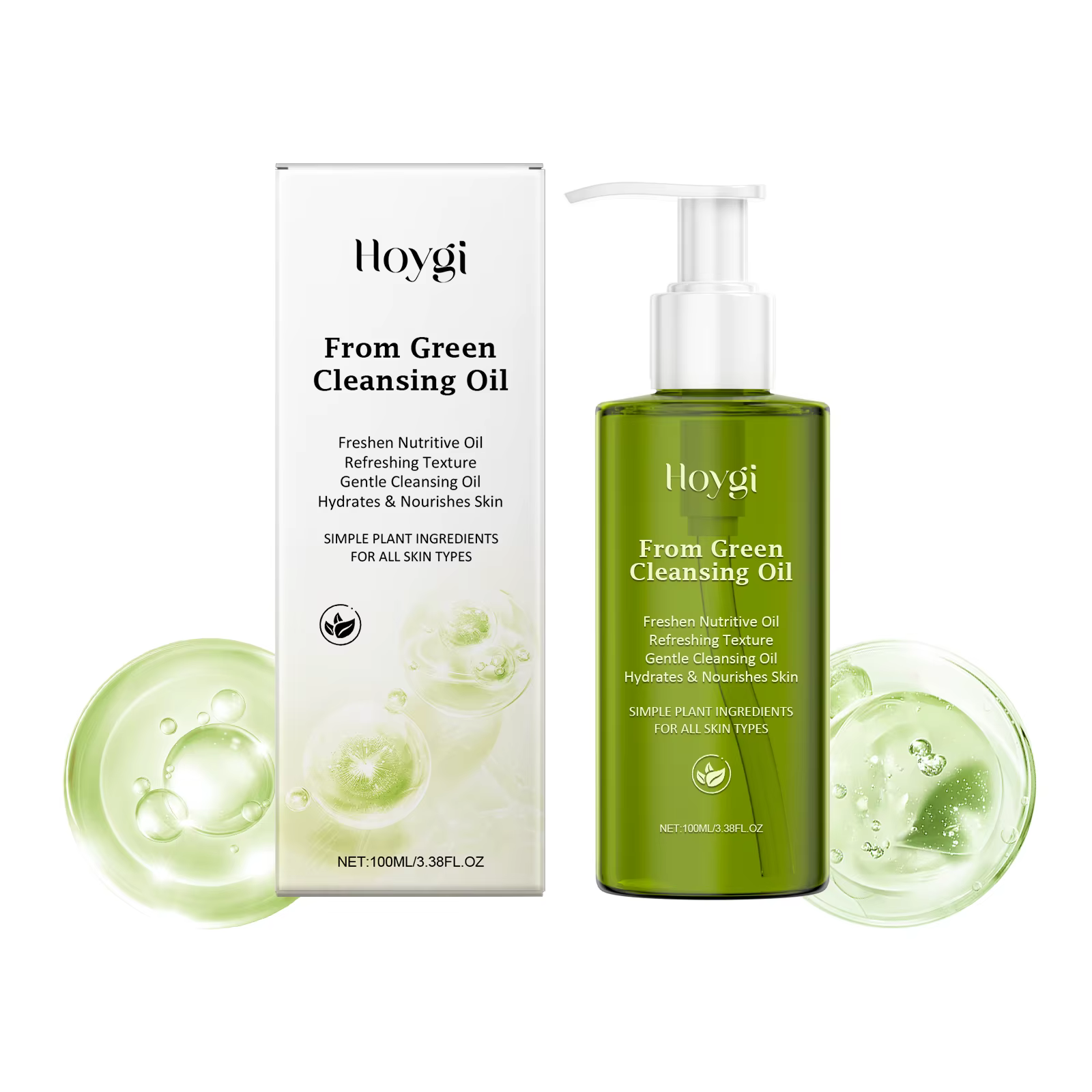 Huile Démaquillante Douce pour Nettoyage en Profondeur des Pores, D343, Élimine les Points Noirs, Re