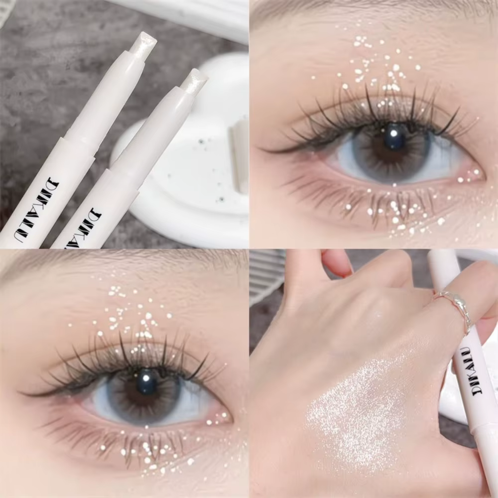 Crayon de maquillage Aegyosal effet diamant scintillant, illuminateur, pailleté, longue tenue, water