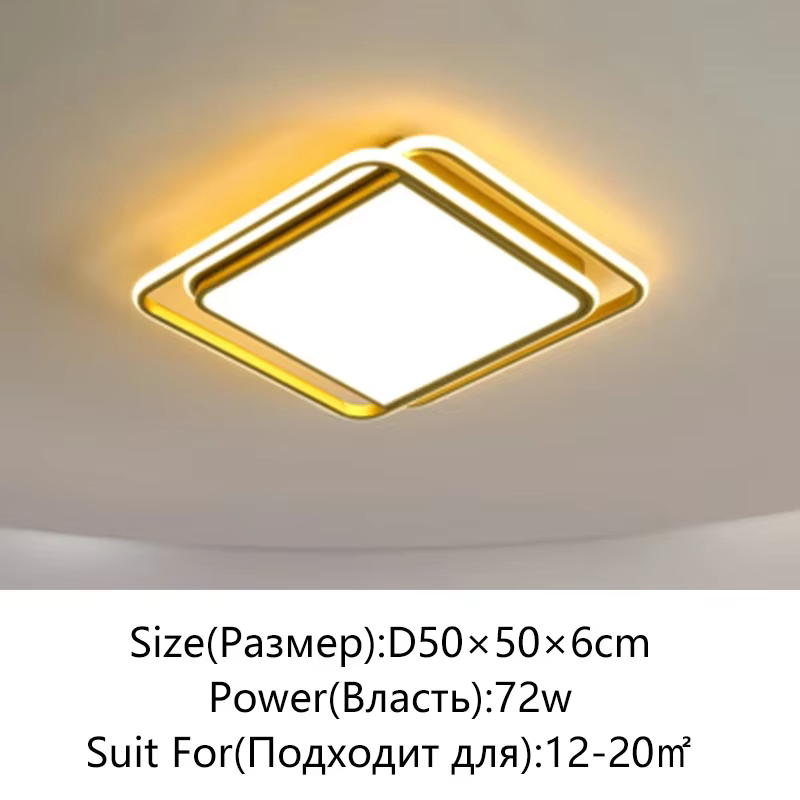 Plafonnier LED moderne et simple pour salon, chambre à coucher, salle à manger, luminaire nordique,