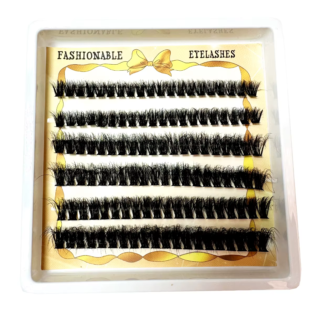 Cils individuels de grande capacité 12/13/14mm cils en grappe moelleux aspect naturel bricolage Exte