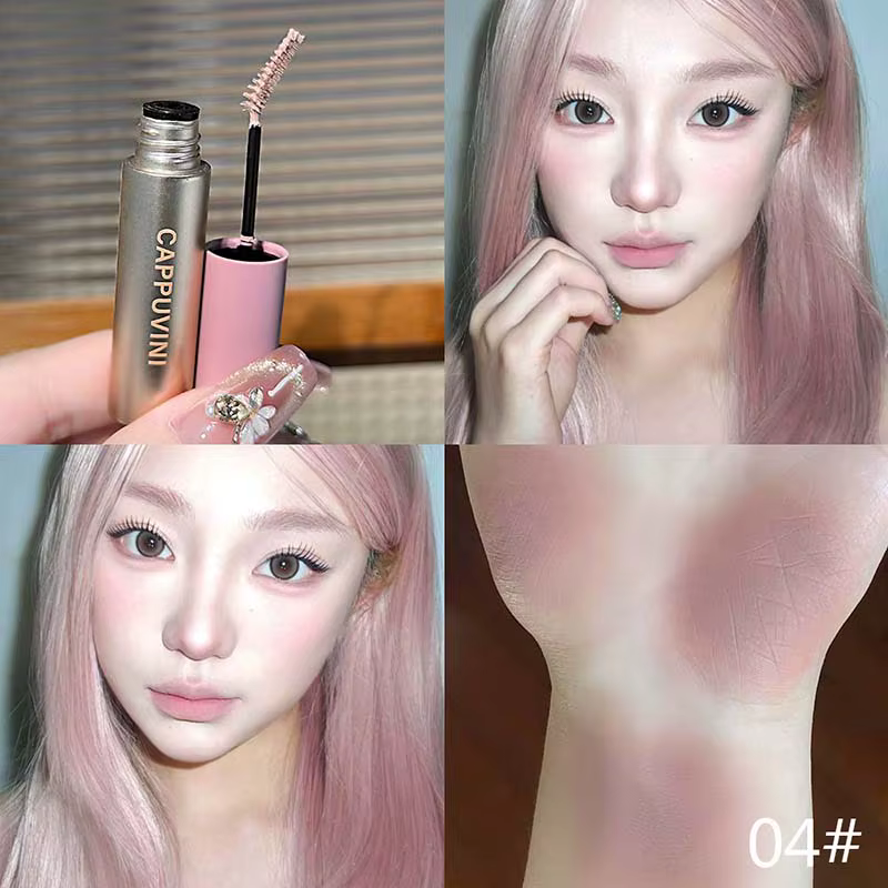Crème Teintante Sourcils Velours Longue Tenue Couleur Marron Abricot Mascara Sourcils Anti-Transpira