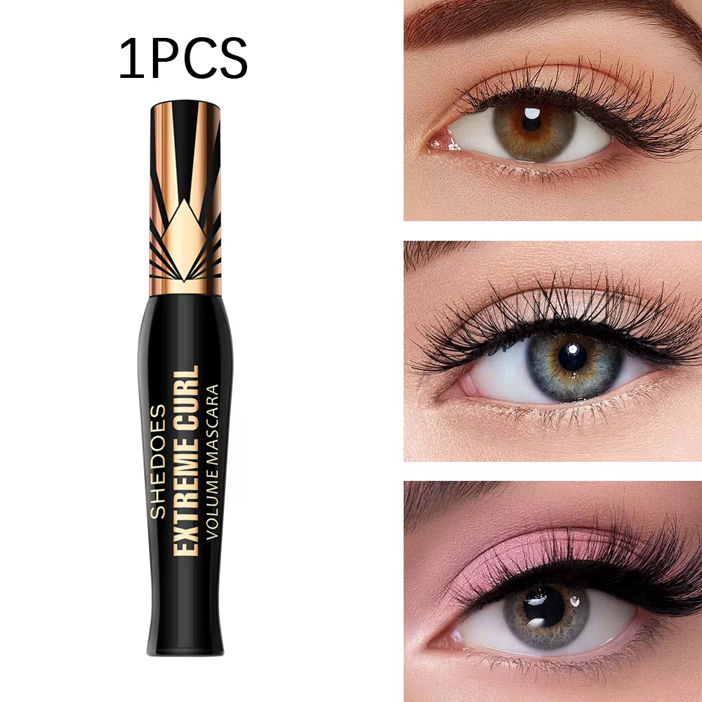 1PCS/2PCS eye black waterproof noir, durable, recourbant naturellement les cils, adapté à tous les t