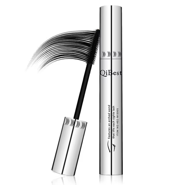 Qibest-Mascara noir 3D waterproof en silicone pour femme, produit de maquillage professionnel, 5g