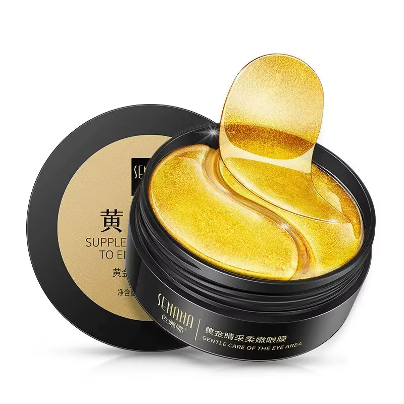 Masque hydratant doré pour les yeux, soin de la peau coréen, nourrissant la zone des yeux, collagène