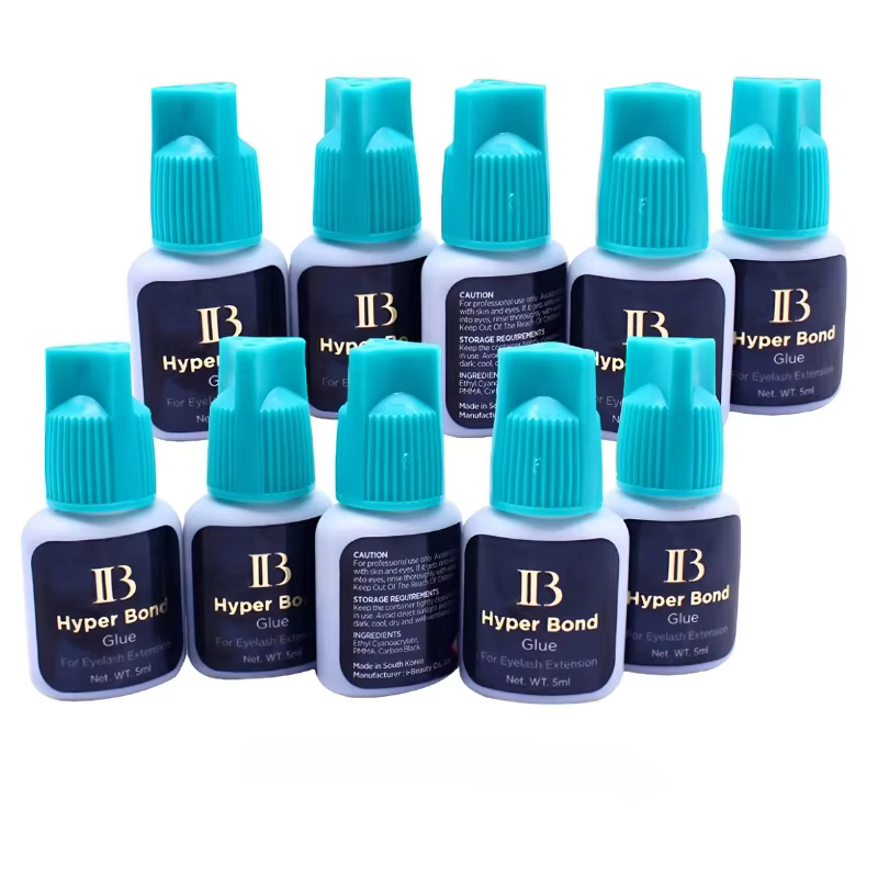 Colle coréenne IB Hyper Bond pour Extensions de cils, 3/5/10 bouteilles, individuelle, 5ml, séchage