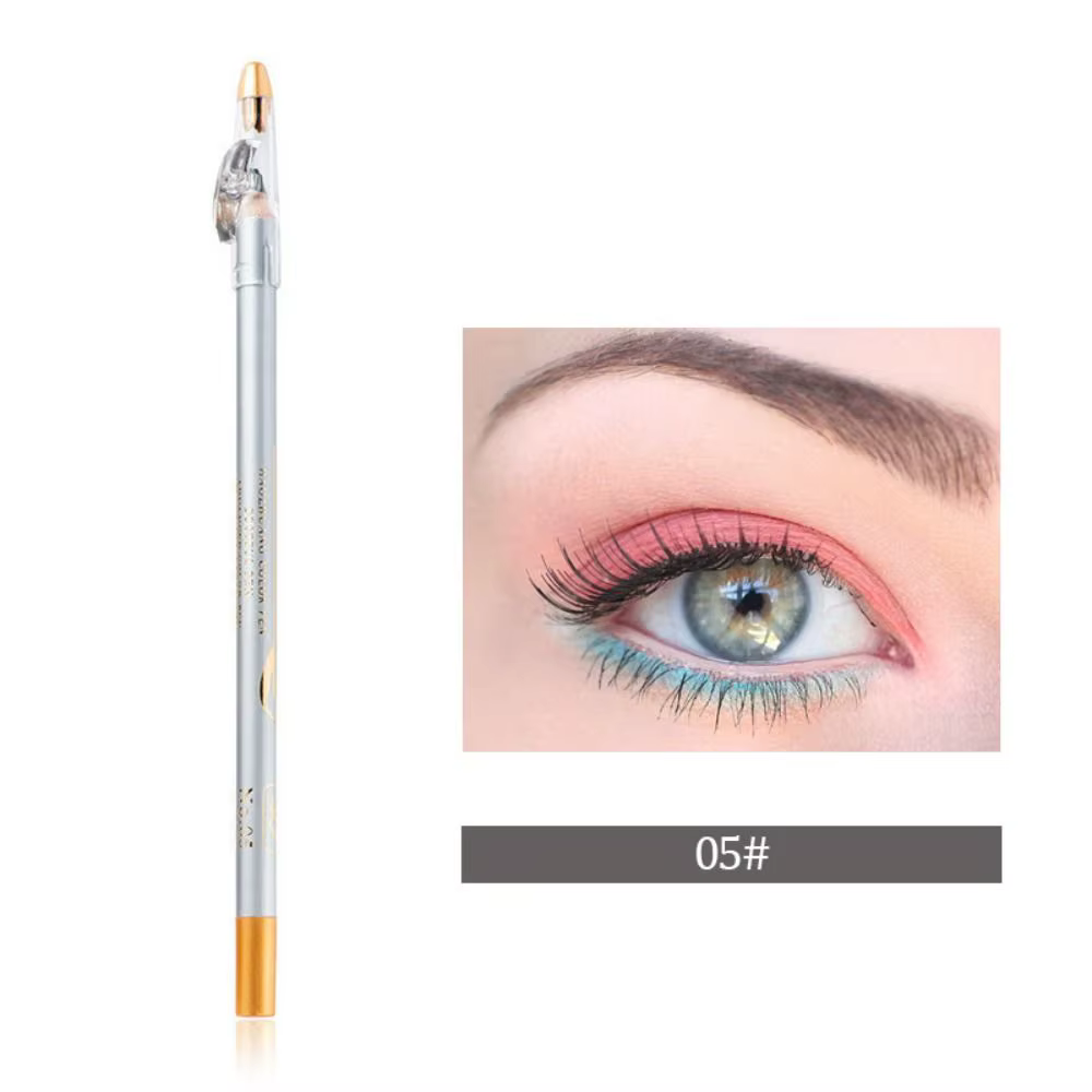 Crayon eye-liner portable avec couvercle taille-crayon, outils de beauté étanches, maquillage des ye