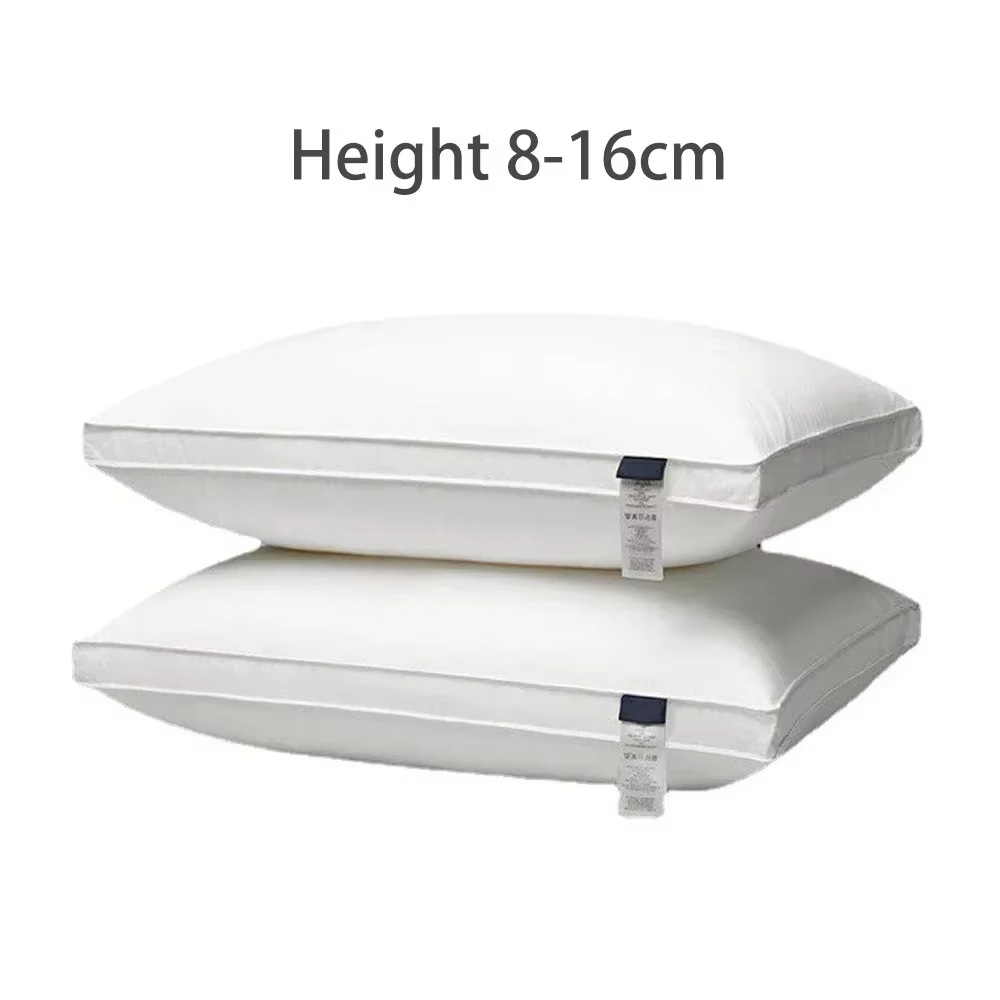Oreiller d'hôtel 5 étoiles, oreiller de lit 100% coton, oreiller ergonomique pour le soutien du cou