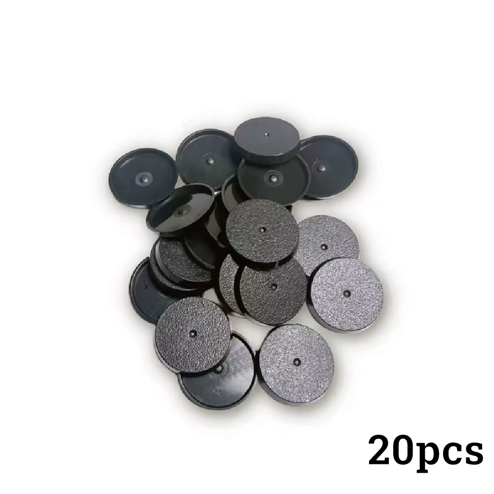 Bases rondes en plastique de 32 mm pour miniatures de Warhammer et jeu de société