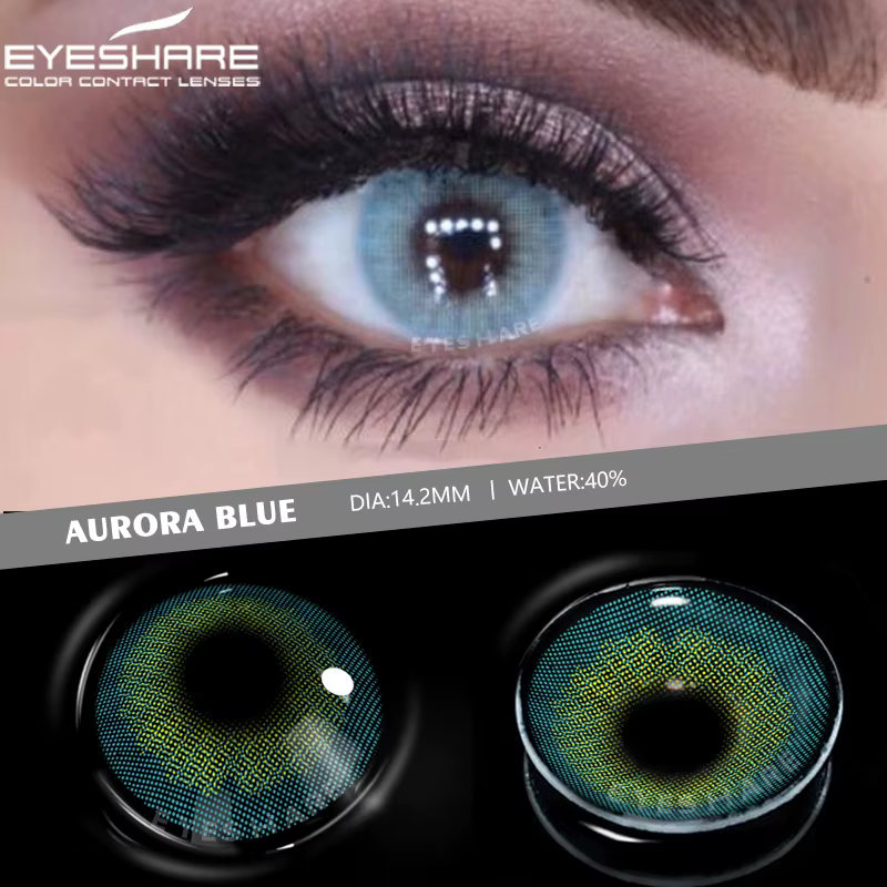 EYESHARE – lentilles de Contact de couleur pour les yeux, lentilles de couleur, série AURORA, beauté