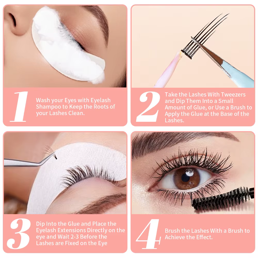 Colle pour extensions de cils, maquillage longue durée, colle pour extensions de cils, imperméable,