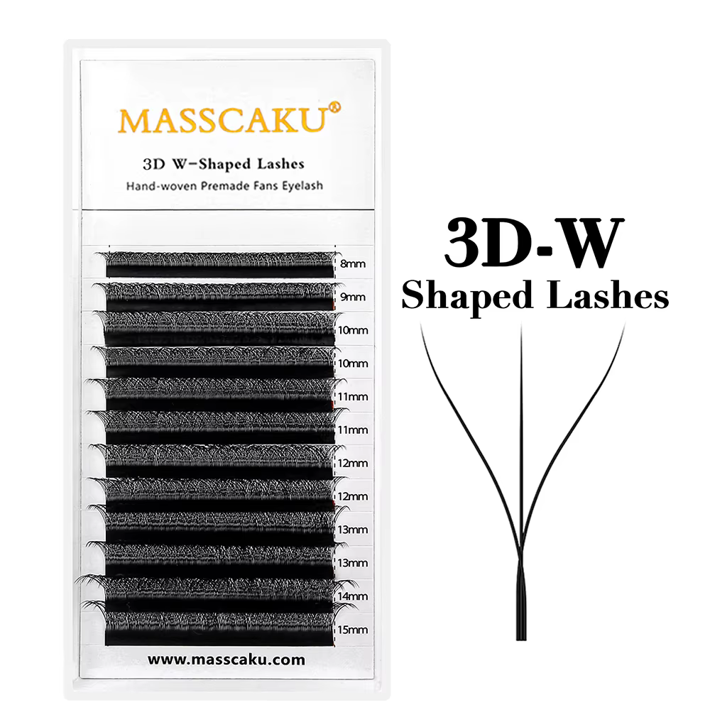 MASSCAKU 3D 6D 8D W forme cils vente en gros mondiale grappes de cils facile ventilateur Volume vapo