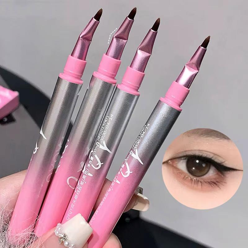 Stylo de revêtement pour les yeux, Membrane intérieure 3D naturelle longue durée, ver à soie couché 