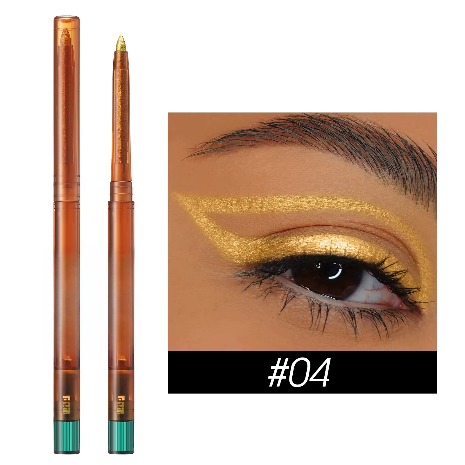 Caméléons Eyeliner liquide perle brillant métallique fard à paupières Liner Multi Chrome couleur Aur