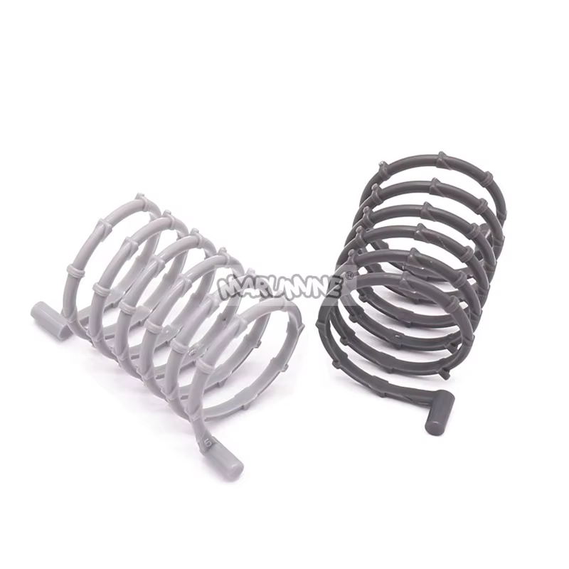 MARUMINE 100 Pièces de fil barbelé pour barricade, pièces MOC, clôture de diorama militaire, barrièr
