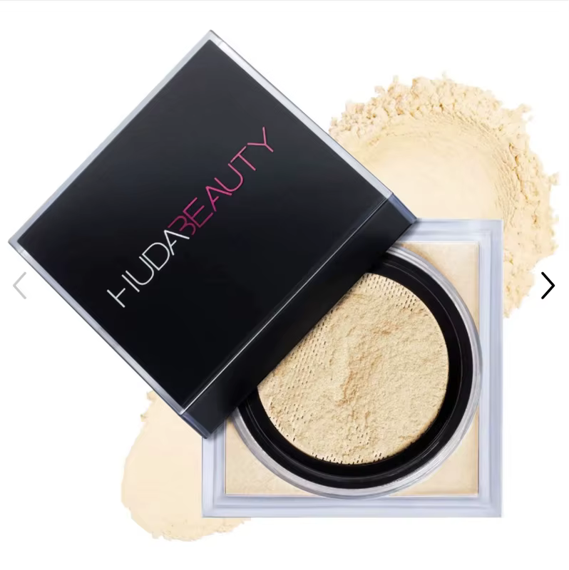 Huda Beauty poudre de réglage de cuisson en vrac longue durée contrôle de l'huile naturel visage mat