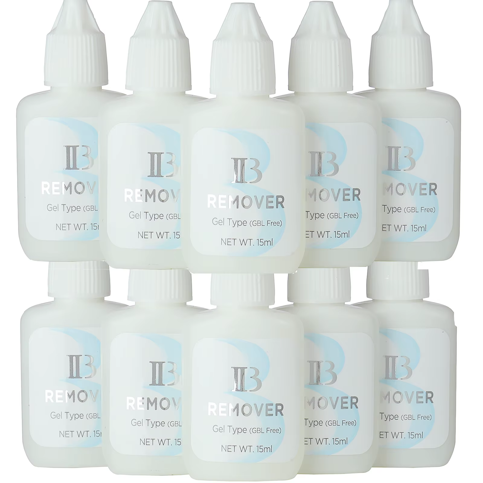 10 pièces I beauté dissolvant de colle GBL gratuit ib Extension de cils dissolvant de colle clair dé
