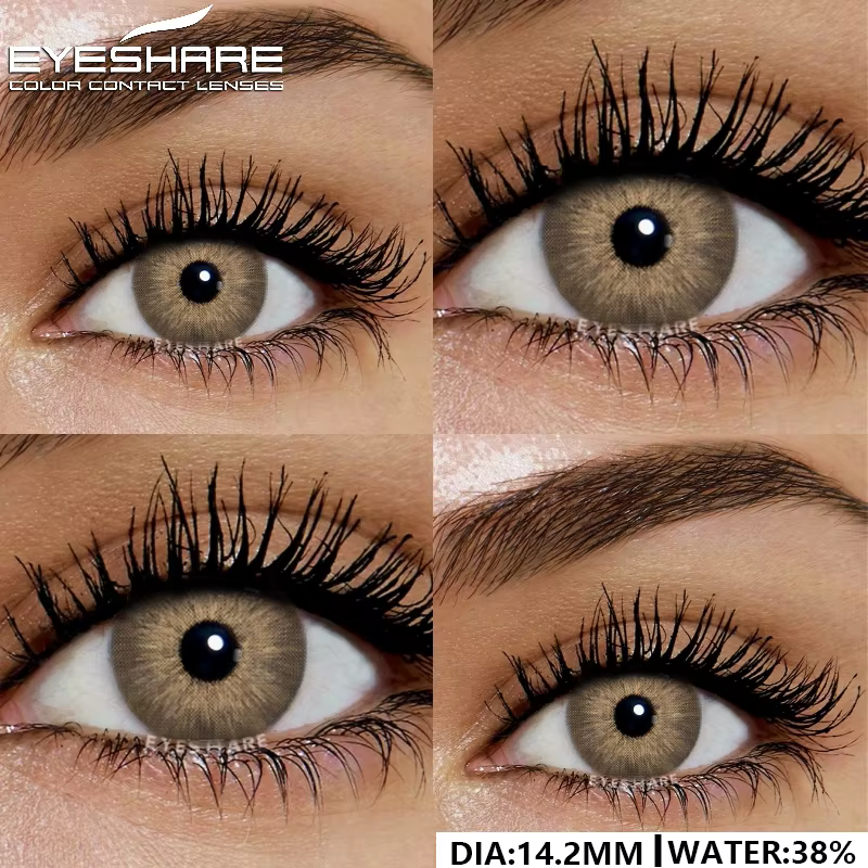 EYESHARE 1 paire de lentilles de Contact de couleur naturelle pour les yeux lentilles bleues lentill