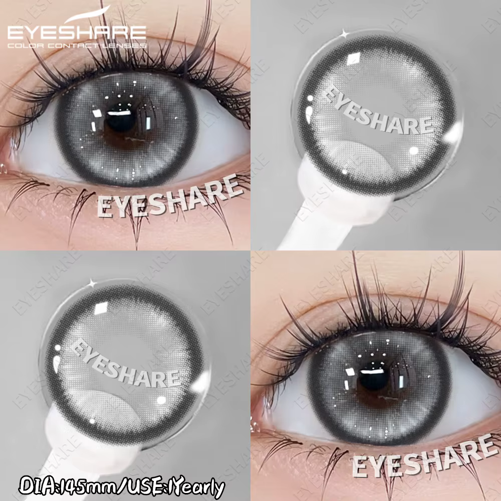 EYESHARE Anime lentilles de Contact colorées Cosplay yeux bleus Contact violet yeux souples lentille