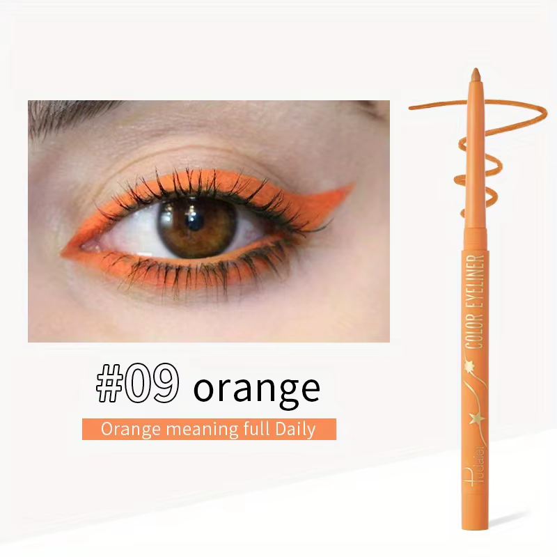 Crayon Eyeliner Gel coloré, imperméable, durable, facile à porter, maquillage de beauté des yeux, ma