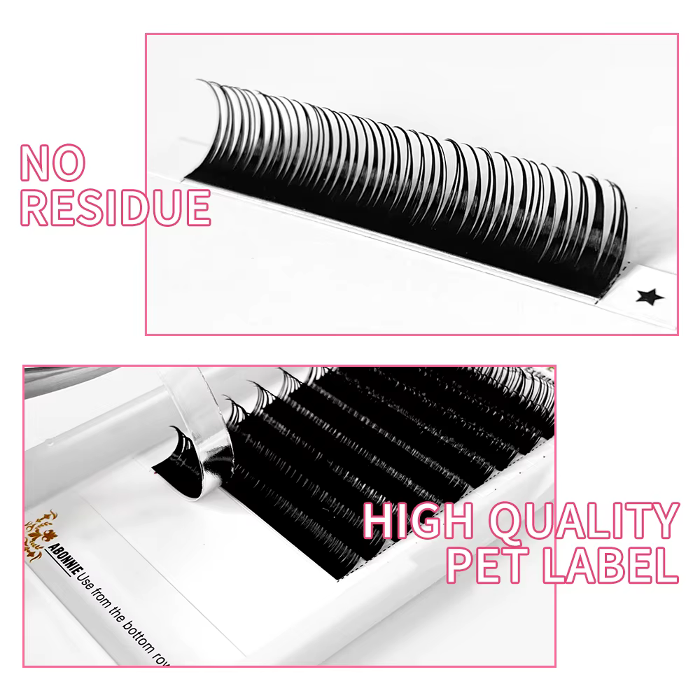 Abonnie 5D fleur humide cils Extensions cils individuels brun Volume doux 5D floraison fée faux faci