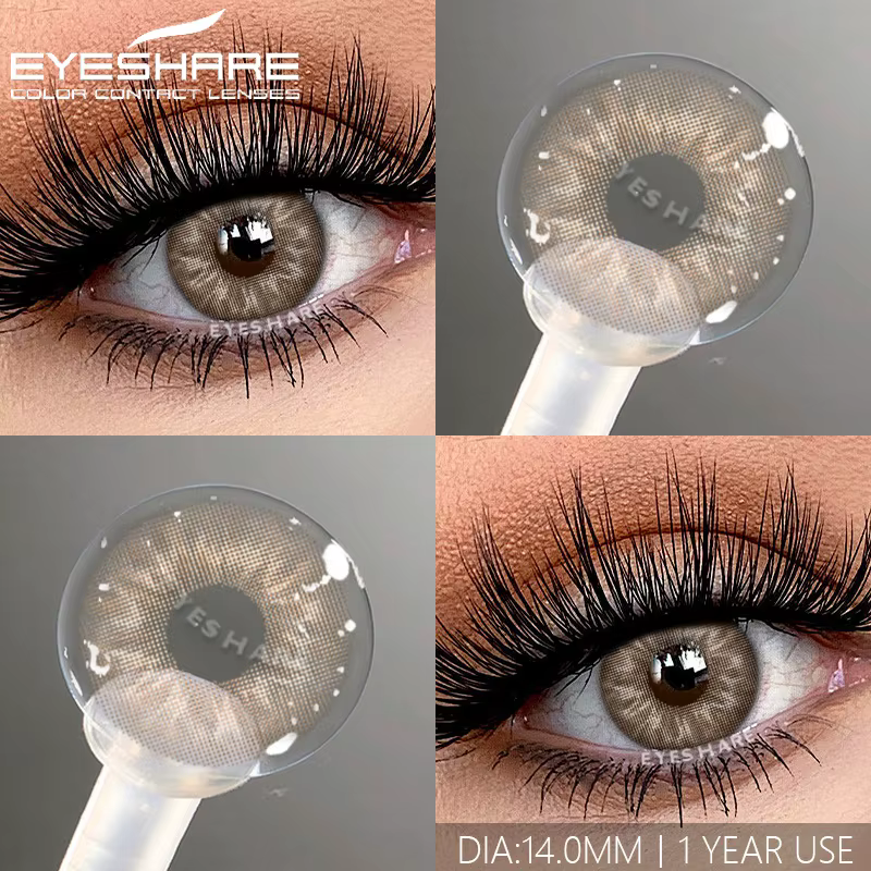 EYESHARE 1 paire de lentilles de Contact de couleur pour les yeux lentilles pour les yeux bleu natur