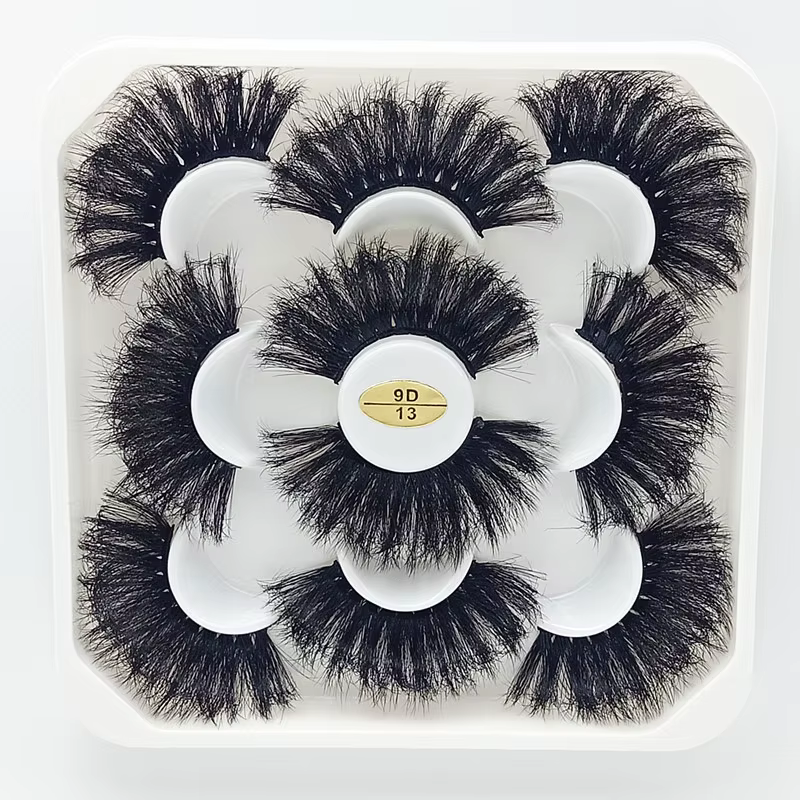Nouveau 5 paires 15-25mm 3D cils de vison en gros faux cils naturels, Extension de cils en gros en v