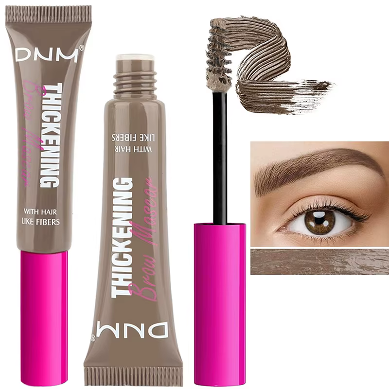 Mascara à sourcils en Fiber, crème de teinture naturelle durable, épaississement végétalien, rehauss