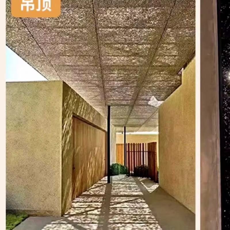 120CM maison intérieure extérieure mousse aluminium lumineux pierre douce étoile plafond nid d'abeil