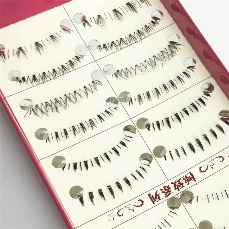 10 paires de cils inférieurs Pack différents Styles sous les cils cils inférieurs doux à la main ban