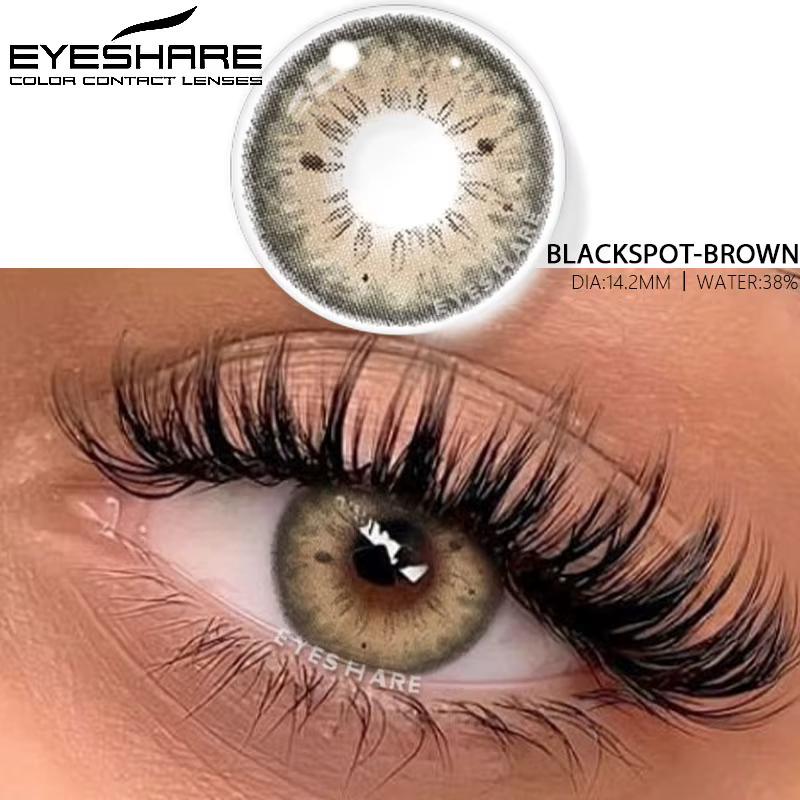 EYESHARE 1 paire de lentilles de Contact de couleur pour les yeux cosmétiques lentilles bleues de ha