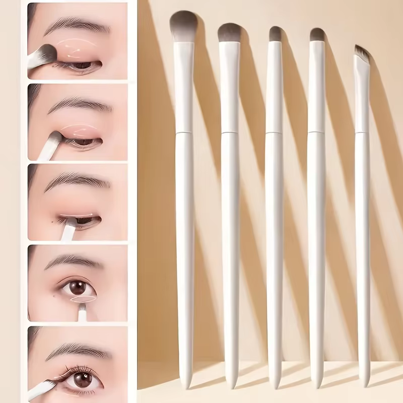 Ensemble de pinceaux de maquillage pour les yeux 5 pièces, compagnon de voyage parfait et cadeau pou