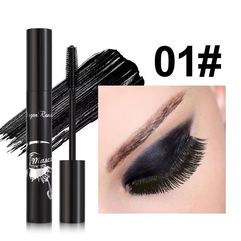 Mascara coloré imperméable à l'eau, bleu, violet, perle, maquillage dense des yeux, bronze, diamant 